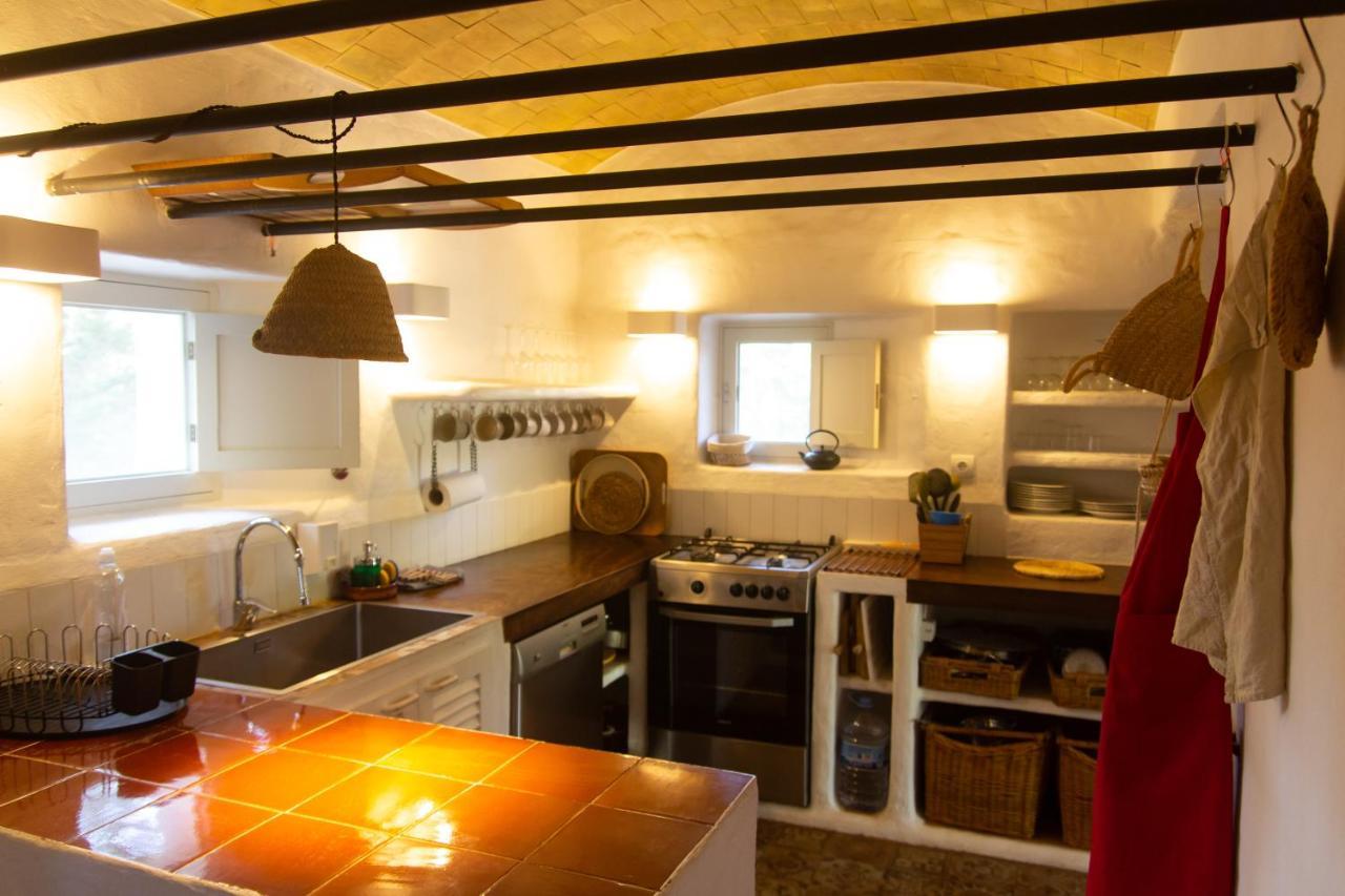 Casa Muro Luxury Villa Cala Saona Bagian luar foto